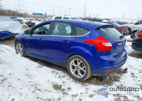 2013 Ford Focus Titanium from USA, damaged, VIN 1FADP3N27DL188129
